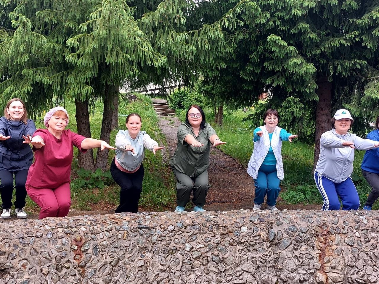 Калтасинские медики знают, как правильно начать день