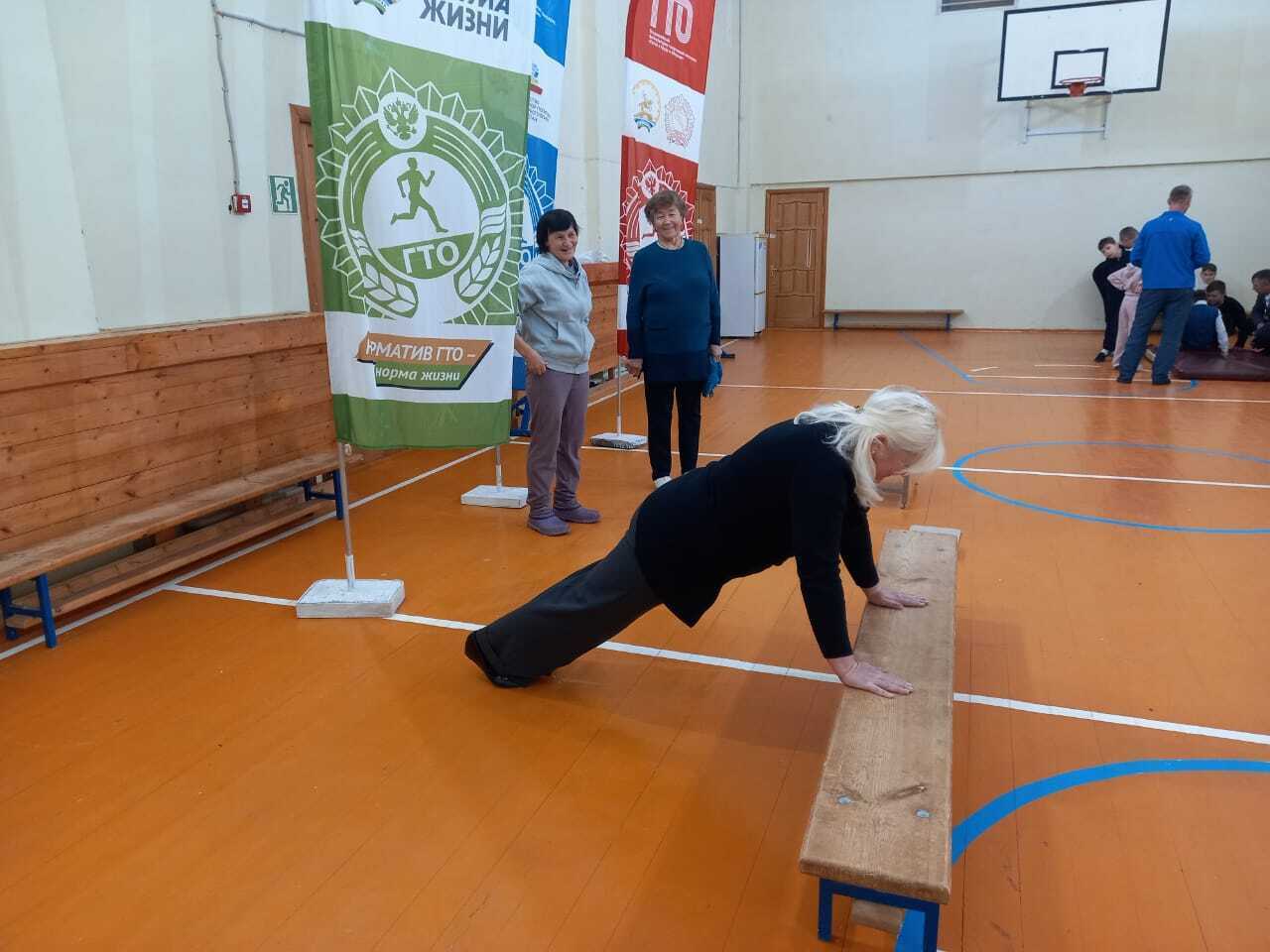 Староорьебашевцы сдавали нормативы ГТО