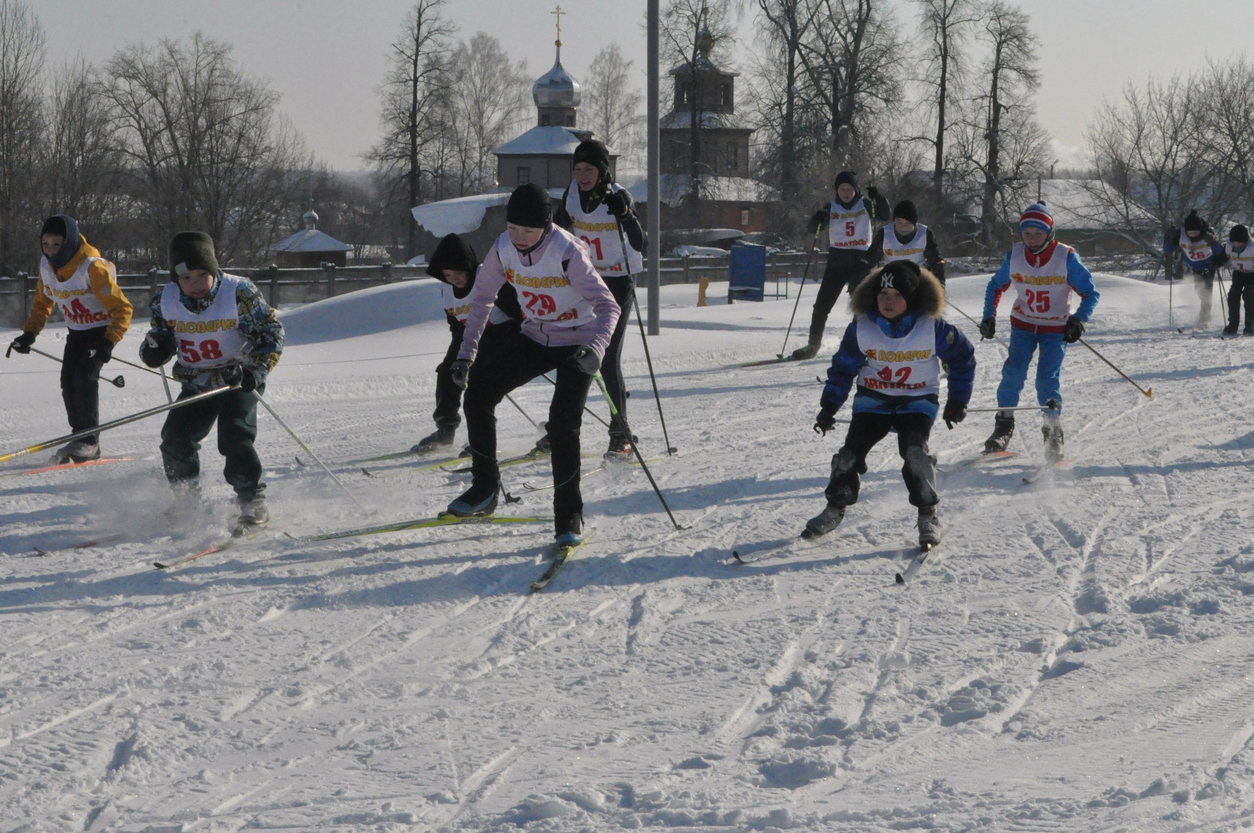 В селе Калтасы прошла Всероссийская массовая гонка «Лыжня России»