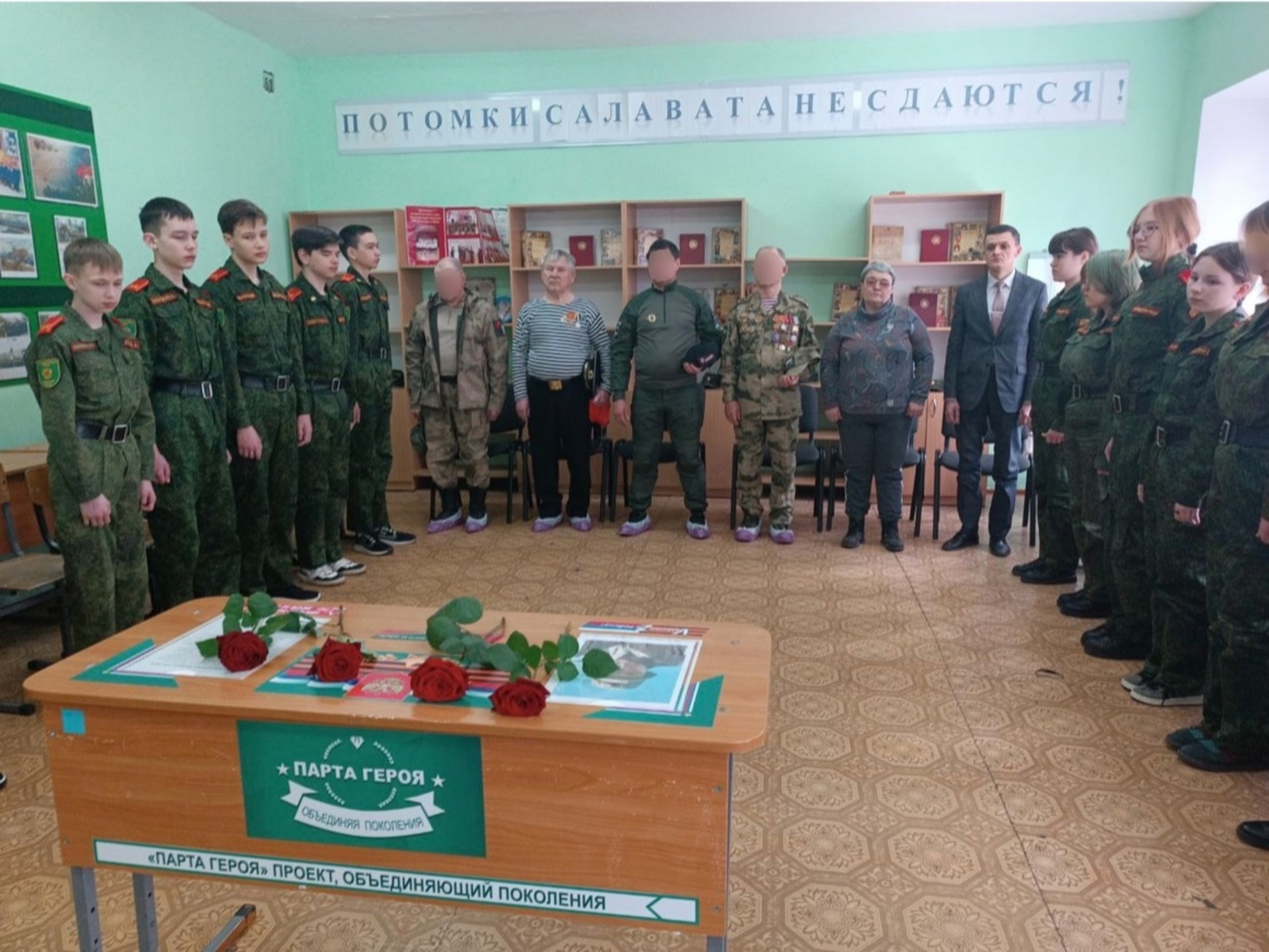 Ещё одна «Парта героя» открылась в Калтасинском районе