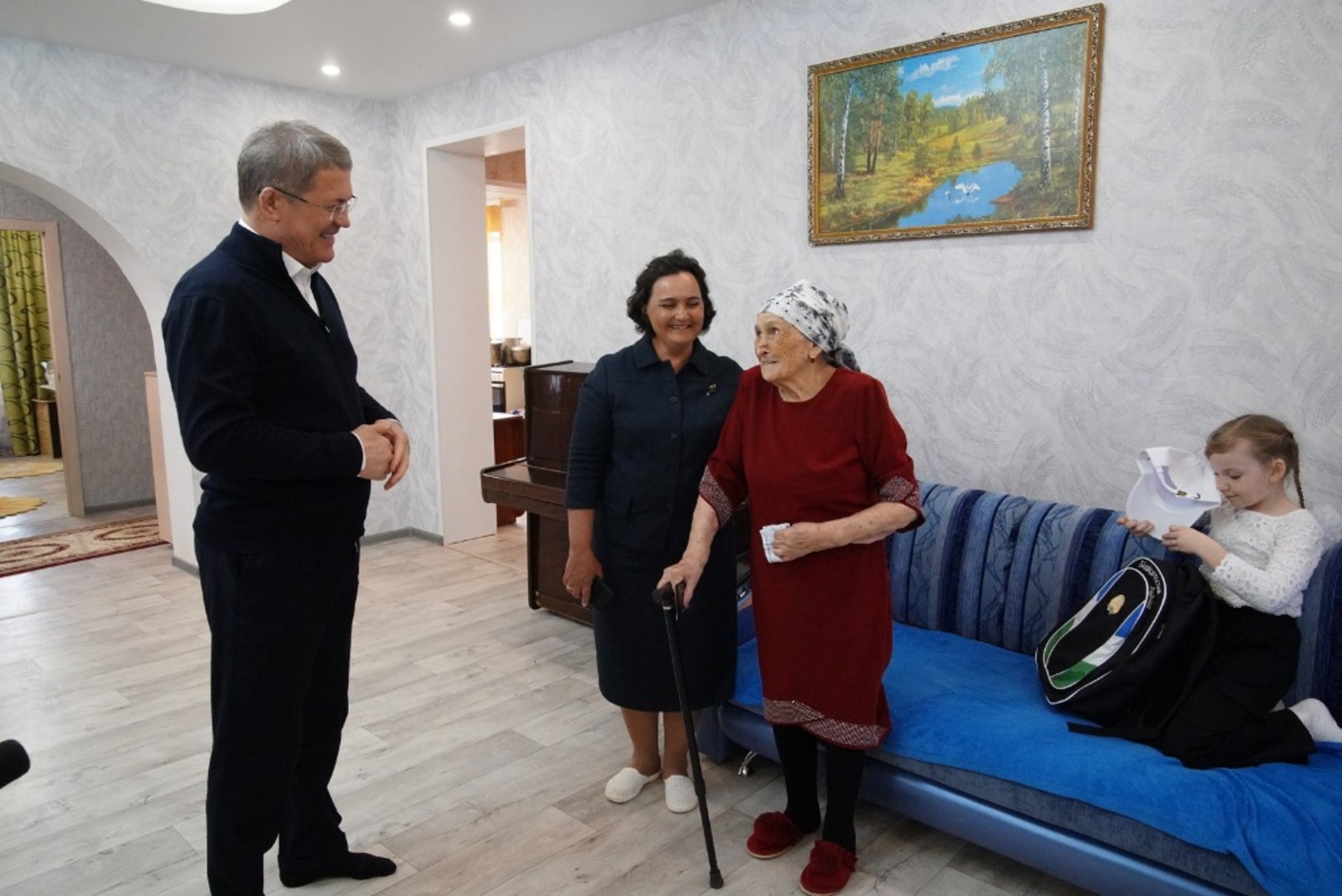Глава Башкирии поздравил со 100-летием ветерана Великой Отечественной войны Феодосию Пашину