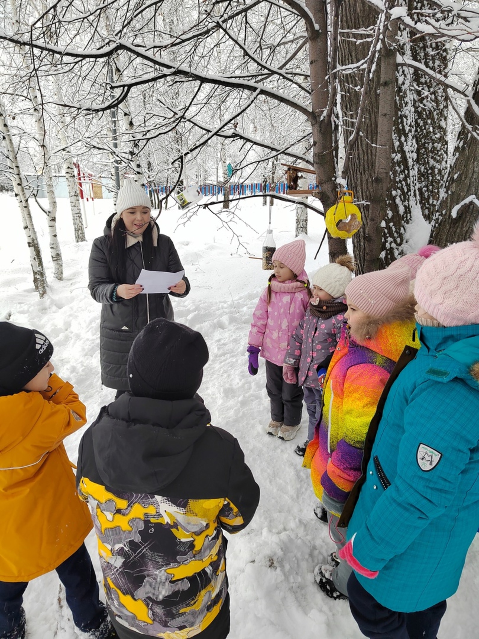 Учащиеся Калтасинской школы №1 приняли участие во Всероссийской акции «Покормите птиц зимой».