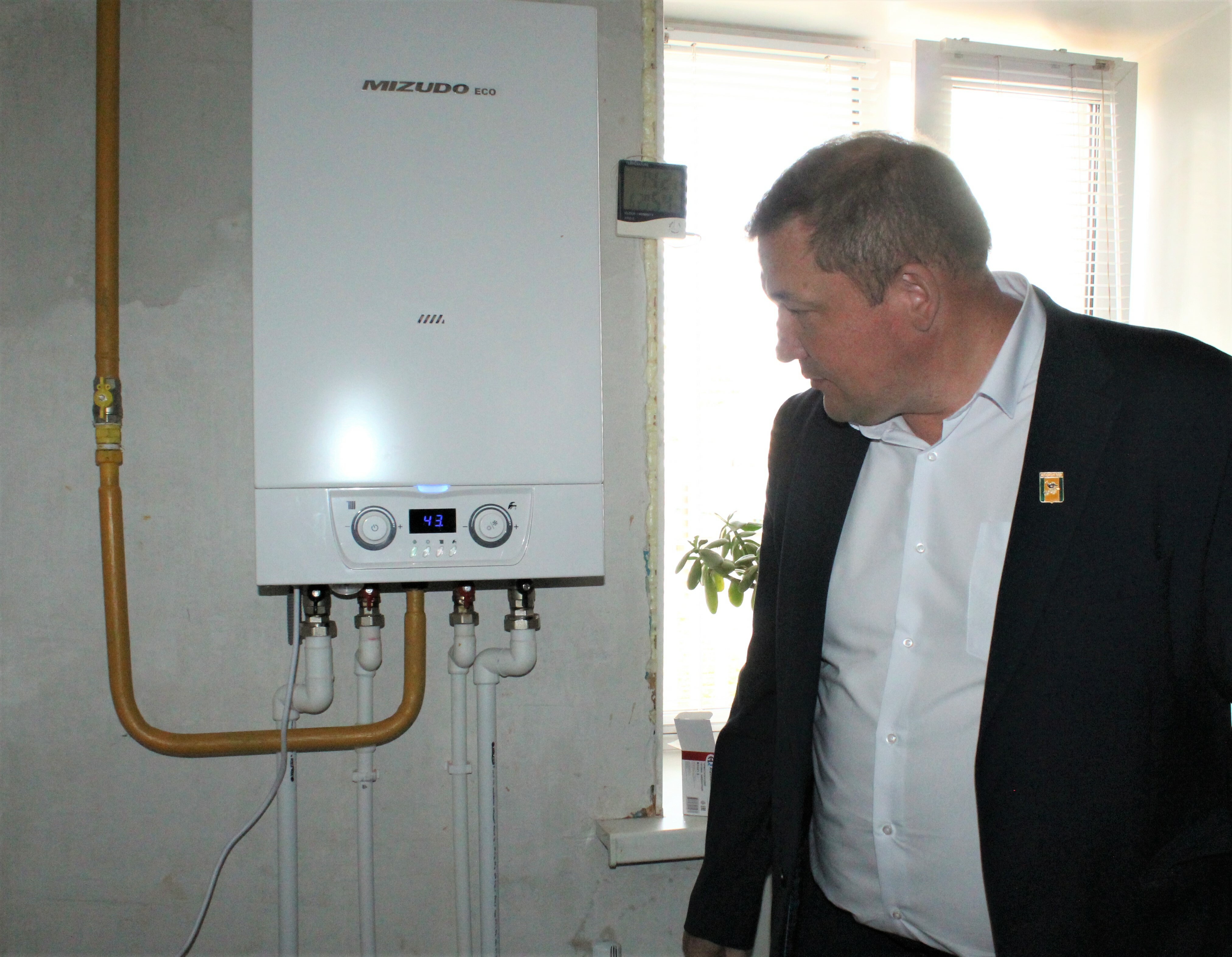 В селе Калтасы первый многоквартирный дом перешёл на индивидуальное газовое отопление