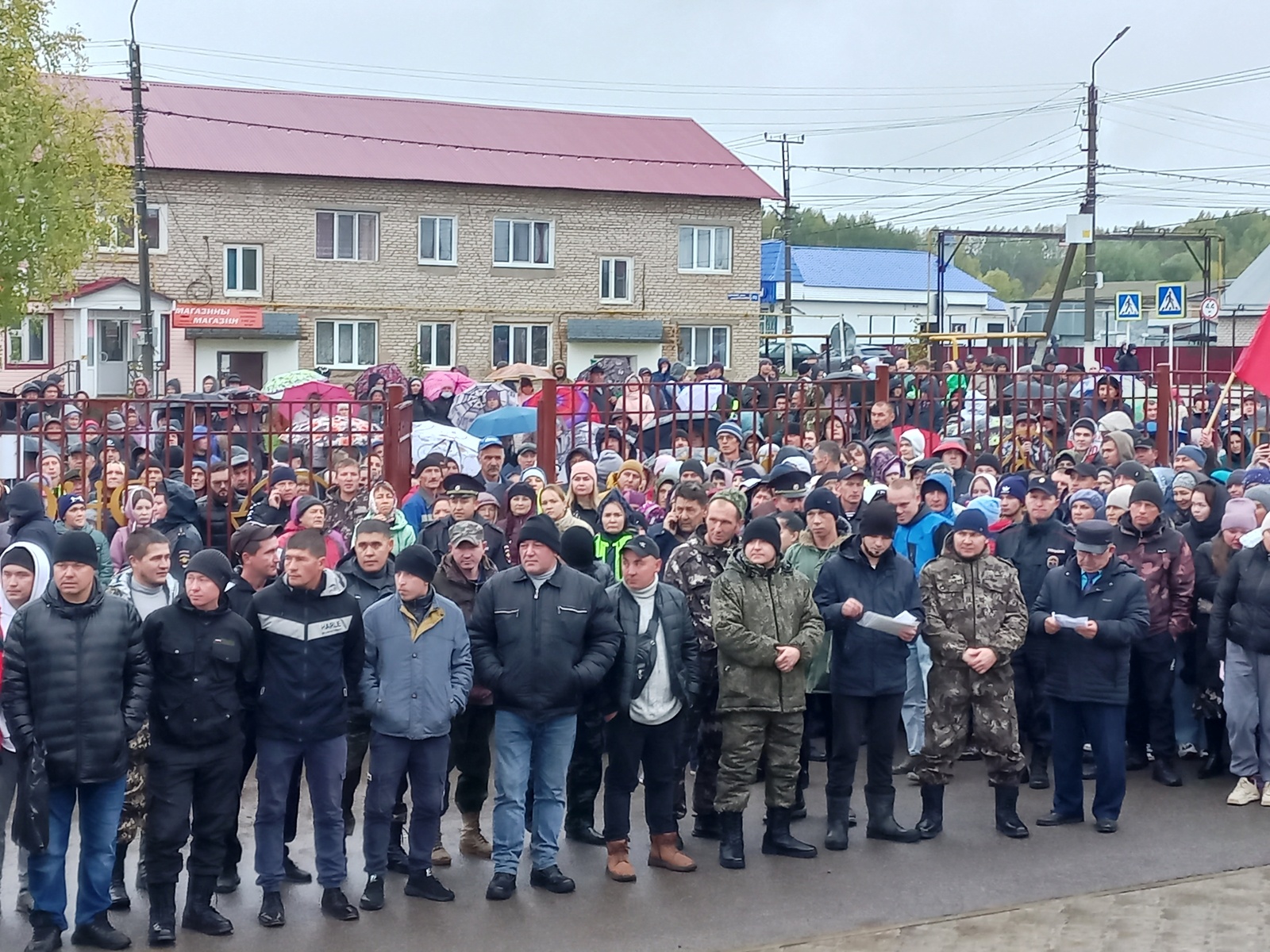 В Калтасинском районе прошли торжественные проводы мобилизованных бойцов