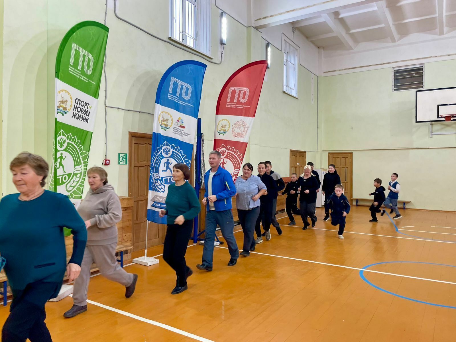 Староорьебашевцы сдавали нормативы ГТО