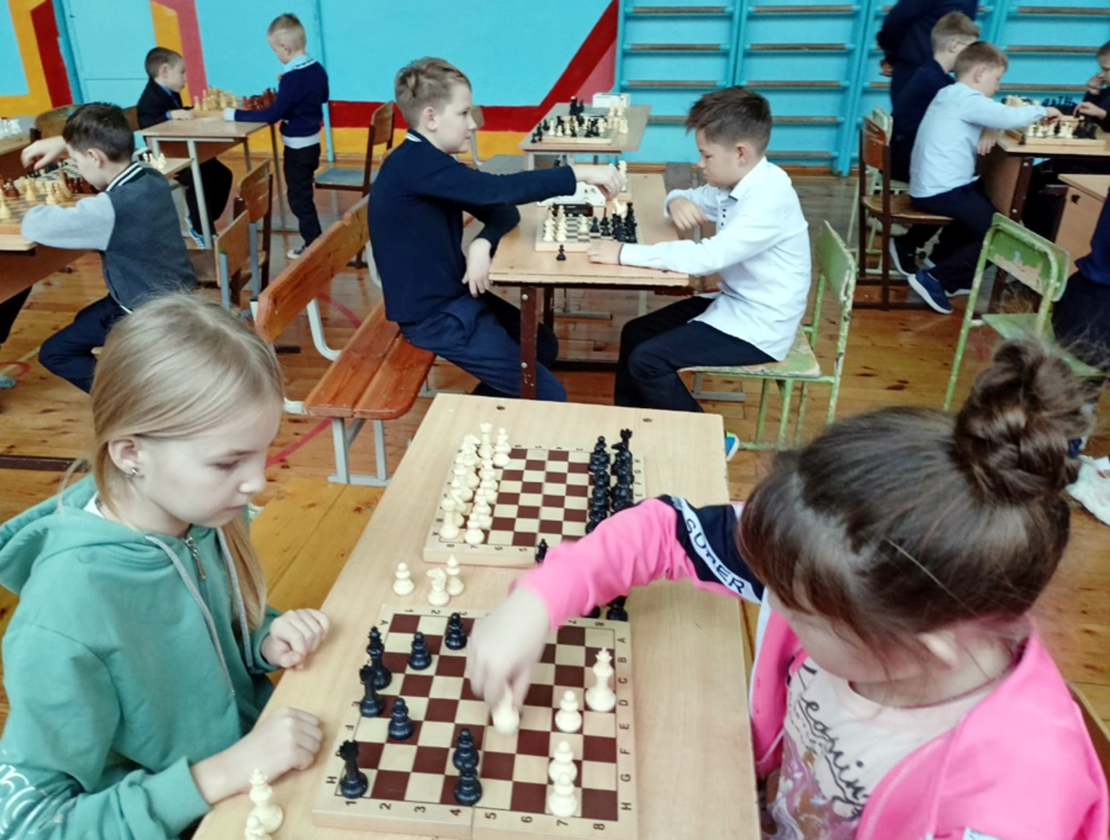 В районе прошло первенство по шахматам среди учащихся школ