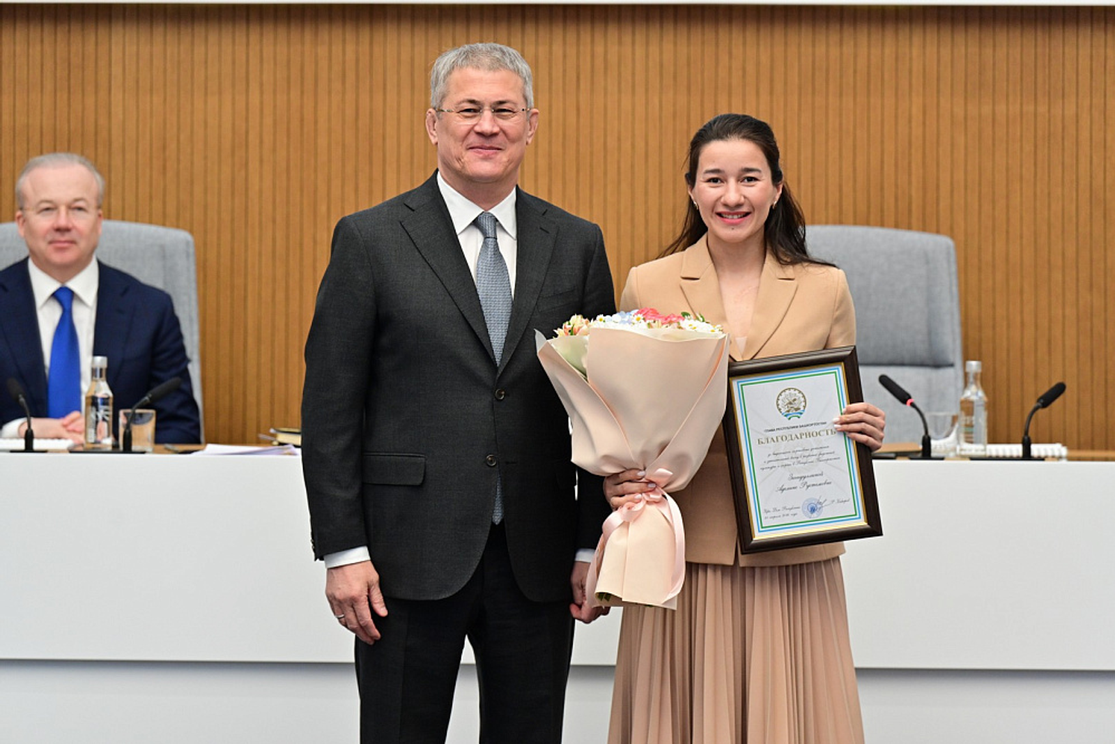 Радий Хабиров вручил государственные награды спортсменам Башкирии