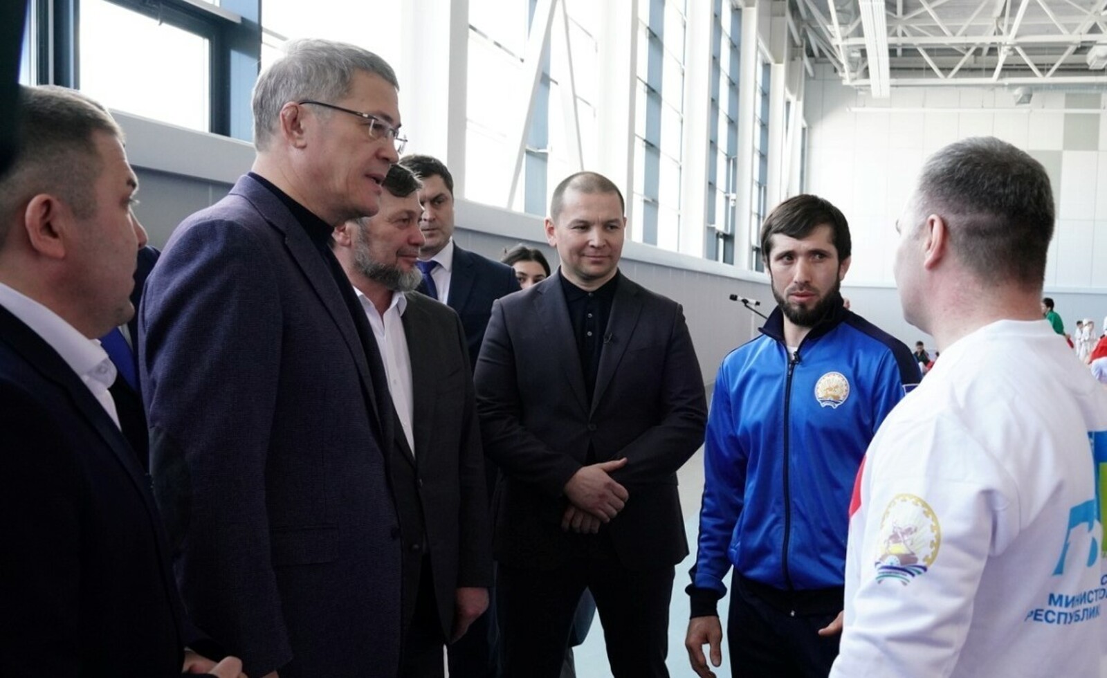 Сегодня Бураево посетили глава Башкирии Радий Хабиров и заместитель министра спорта России Одес Байсултанов