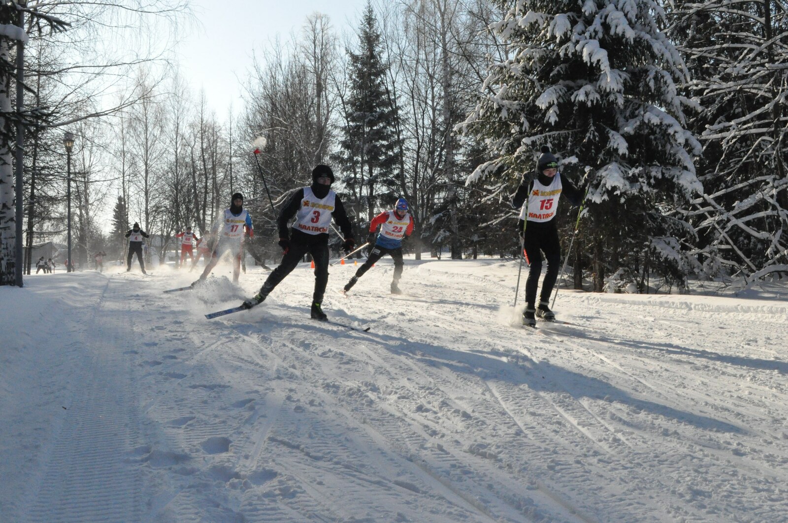 В селе Калтасы прошла Всероссийская массовая гонка «Лыжня России»