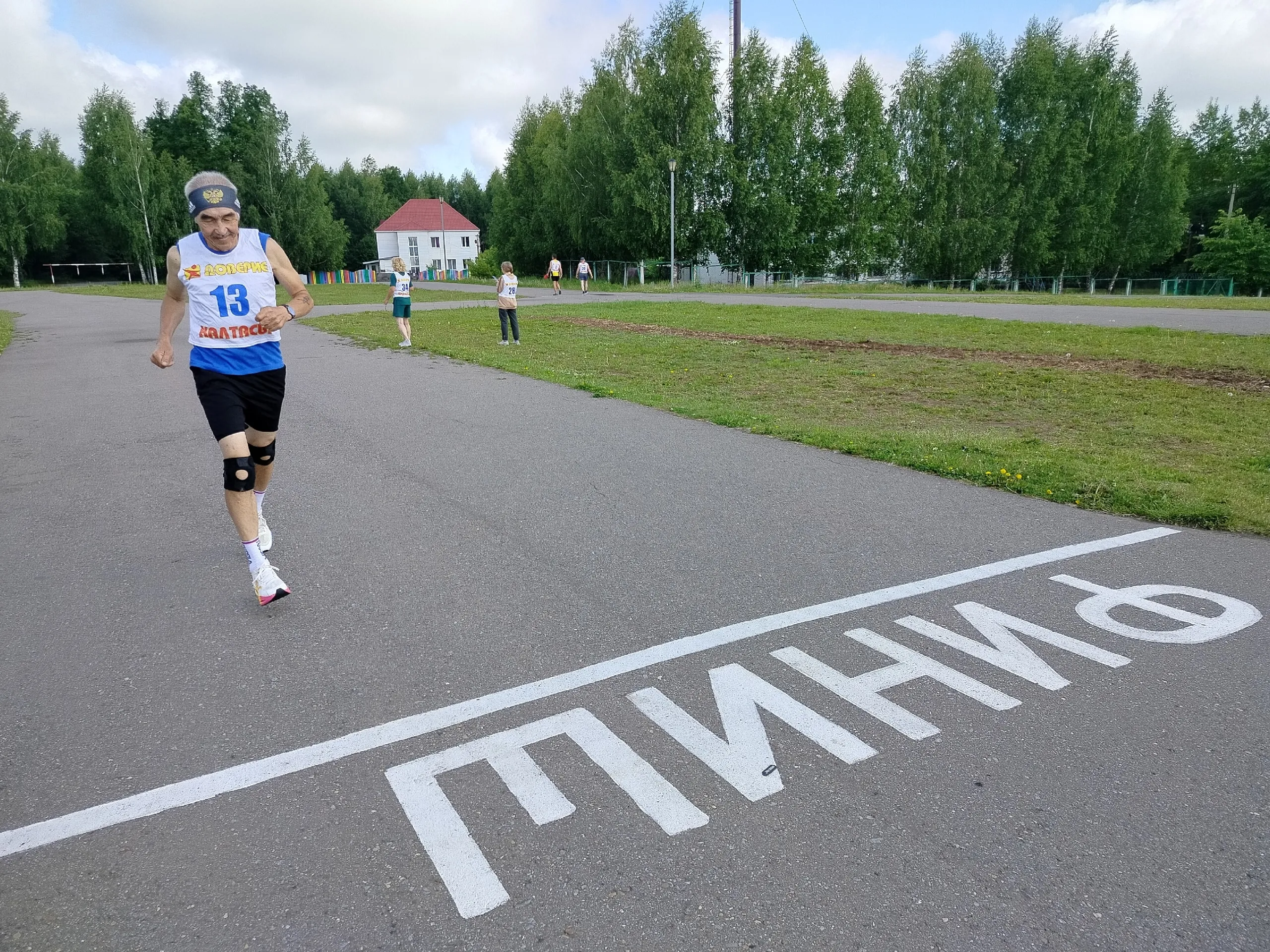Спортивный забег объединил пенсионеров Калтасинского района