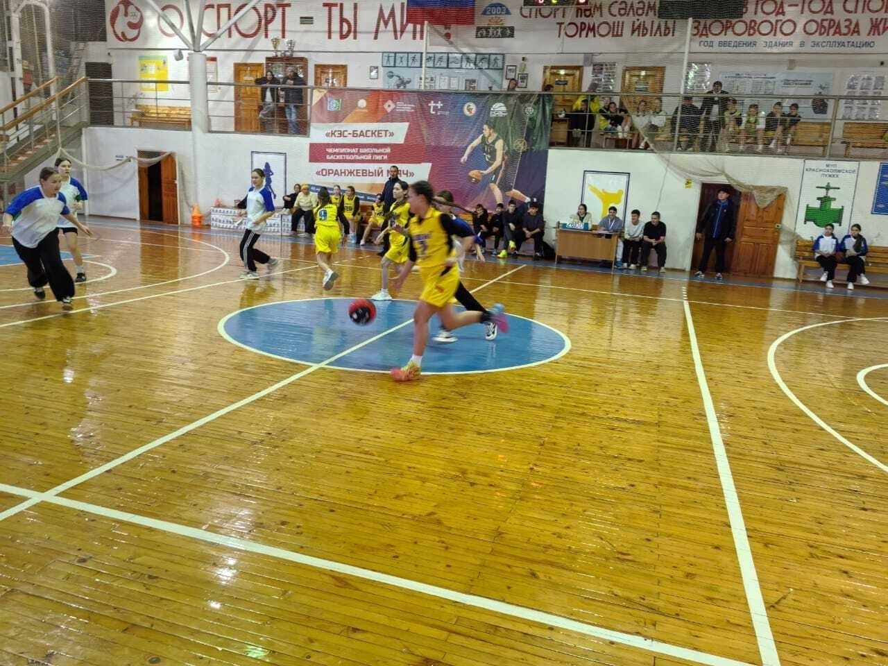 В Калтасинском районе прошли соревнования по баскетболу среди девушек