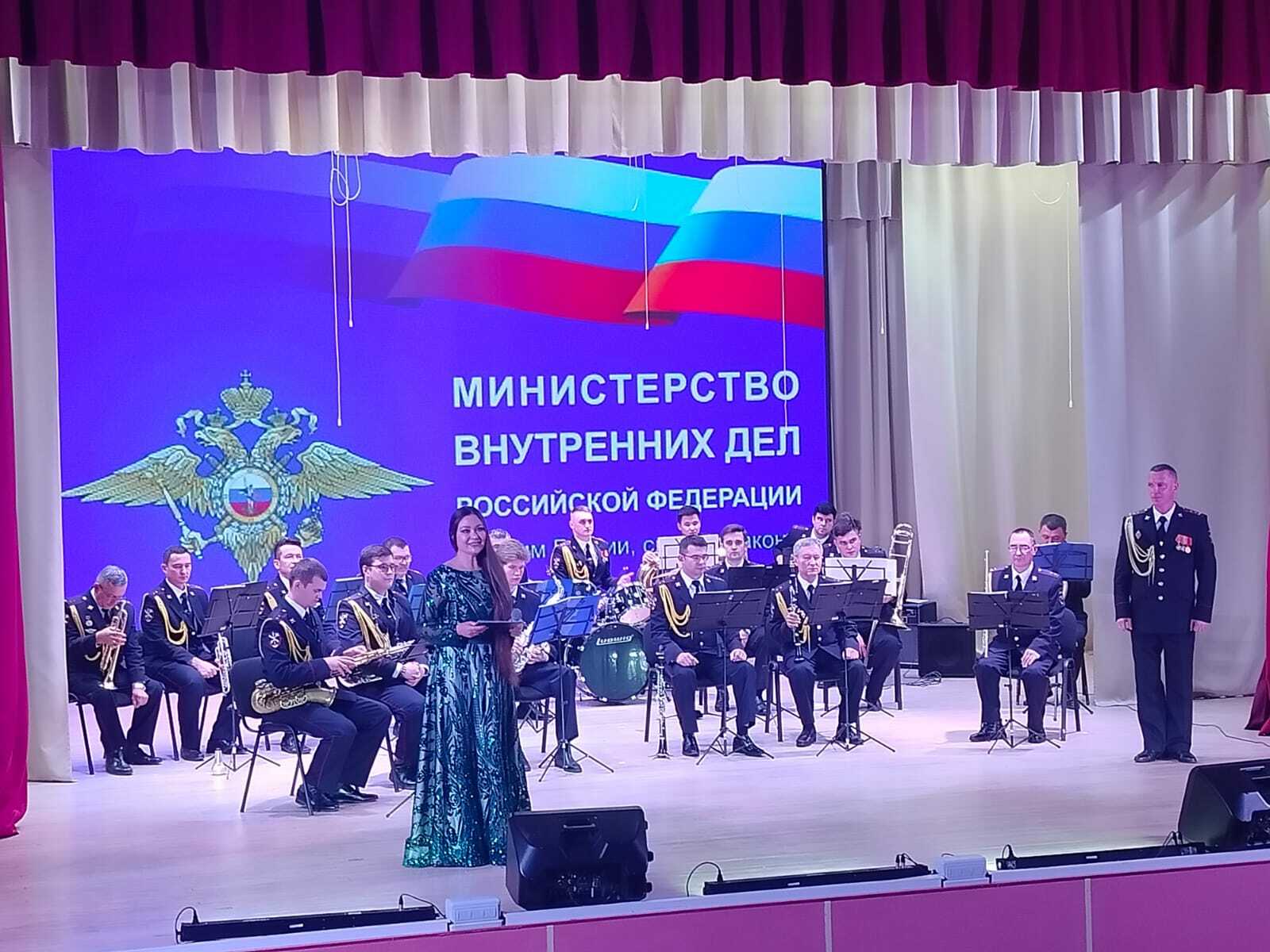 Эстрадно-духовой оркестр МВД РБ выступил в Калтасинском районе