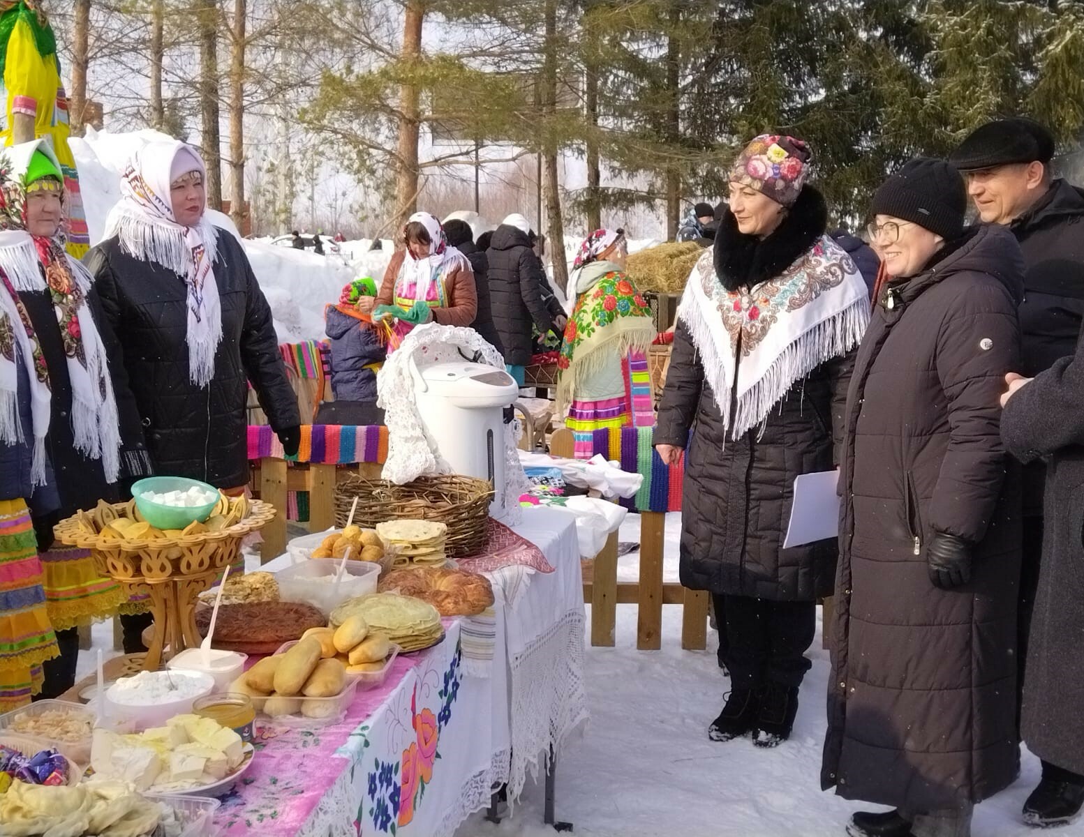 В Калтасинском районе зиму проводили весело