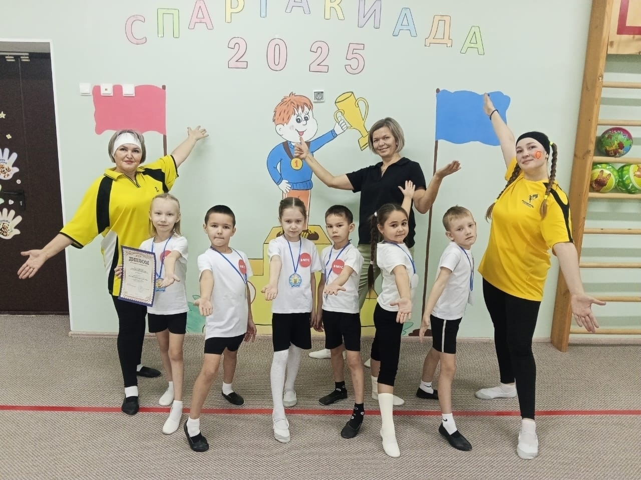 Спартакиада среди детей дошкольного возраста прошла в Калтасинском районе