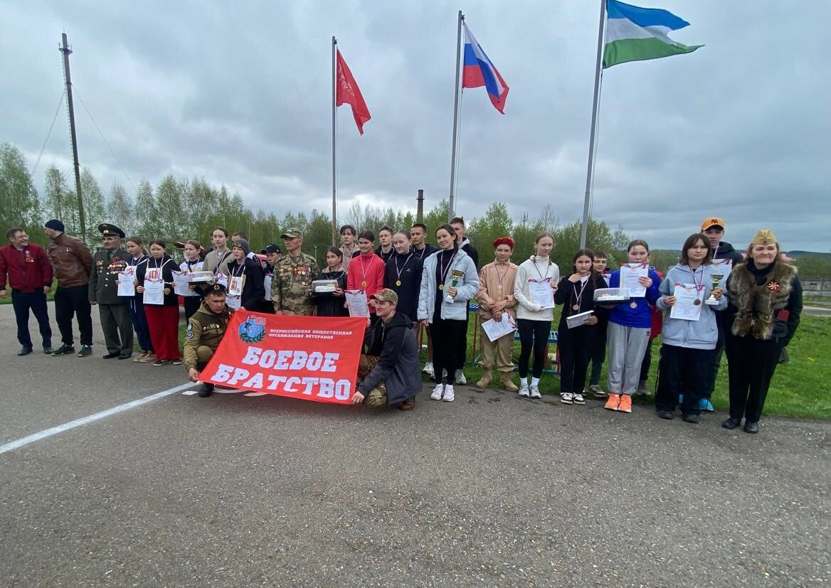 В Калтасах прошла эстафета Победы