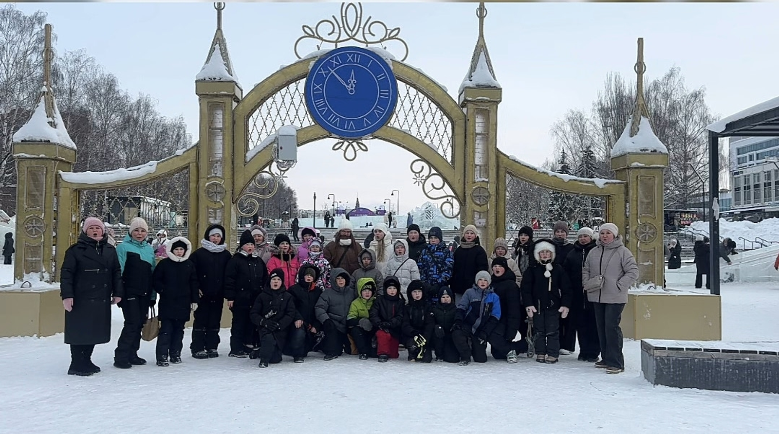 Краснохолмские школьники встретились с Дедом Морозом в Великом Устюге