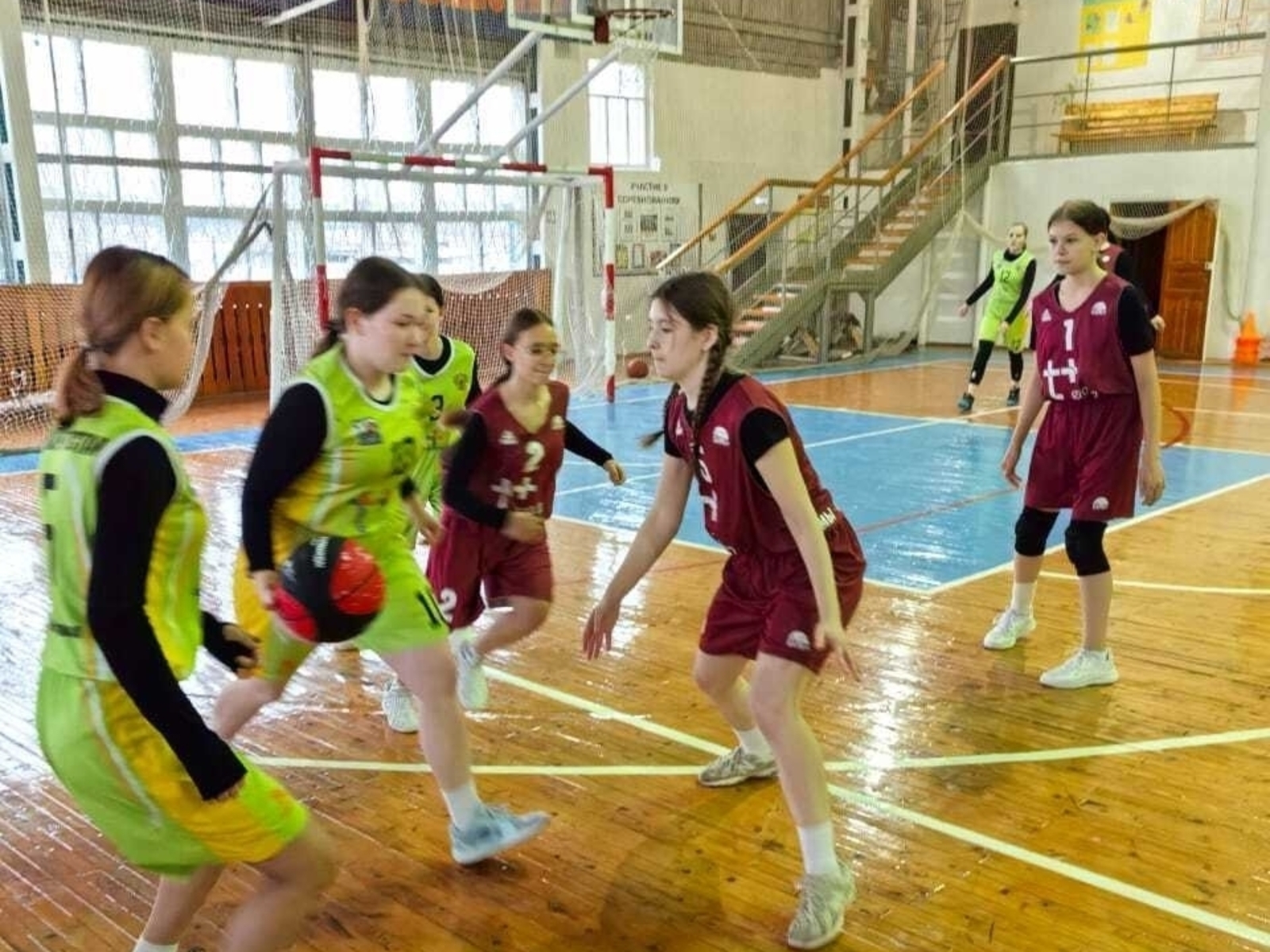 В Калтасинском районе прошли соревнования по баскетболу среди девушек