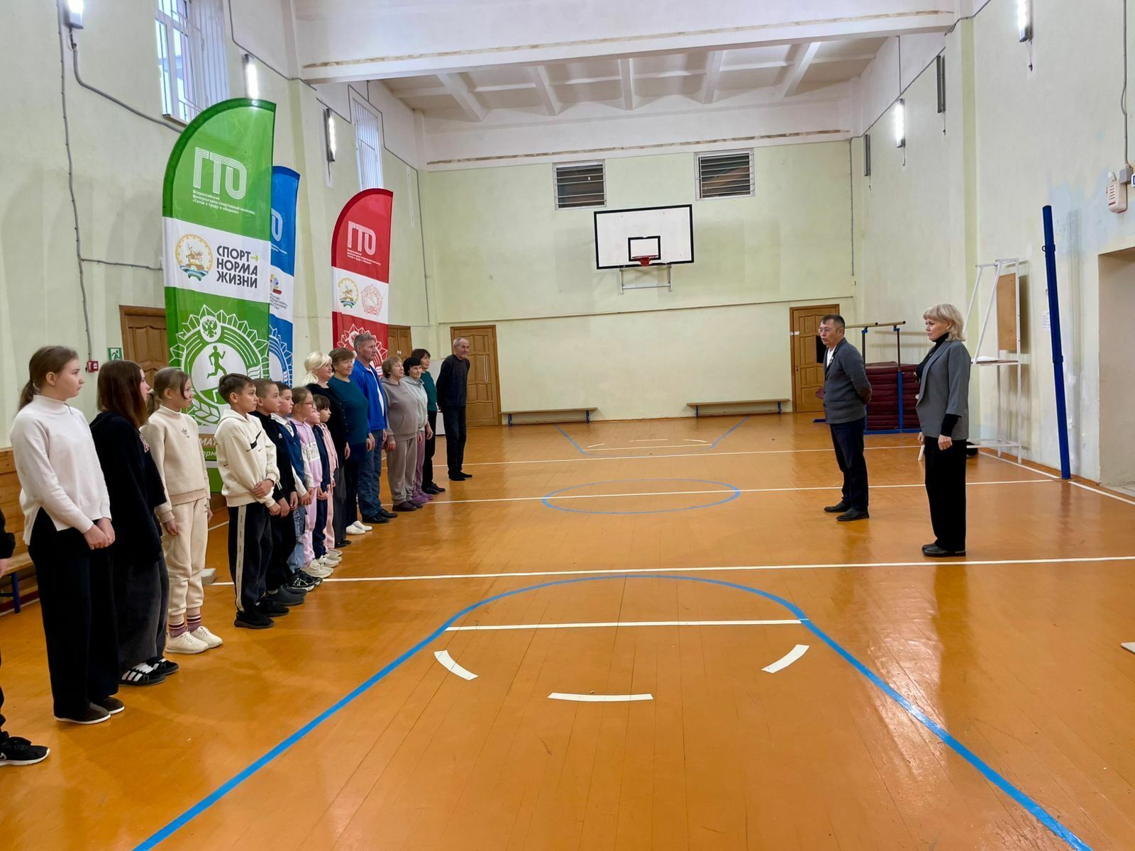 Староорьебашевцы сдавали нормативы ГТО