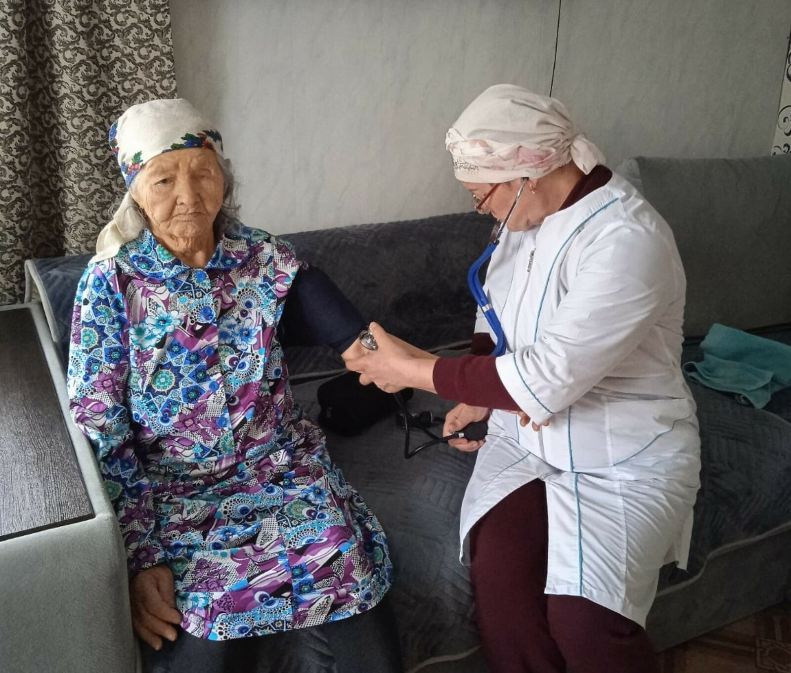 В Калтасинском районе медработники выезжают на дом к ветеранам, труженикам тыла