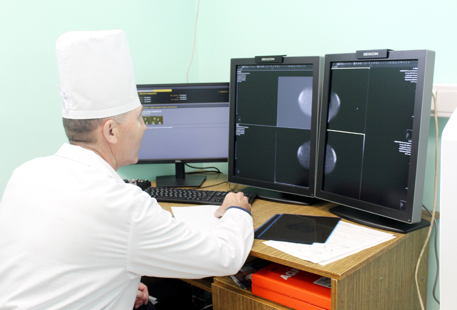 В Калтасинской районной больнице ввели в эксплуатацию новый маммограф