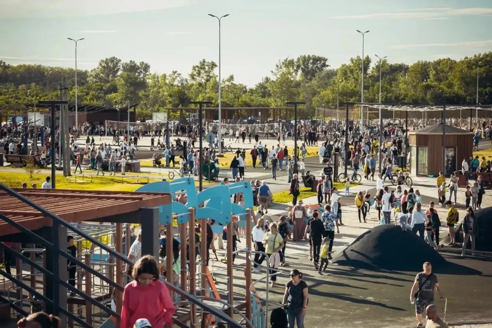 В Башкирии городская набережная стала лучшим спортивным парком