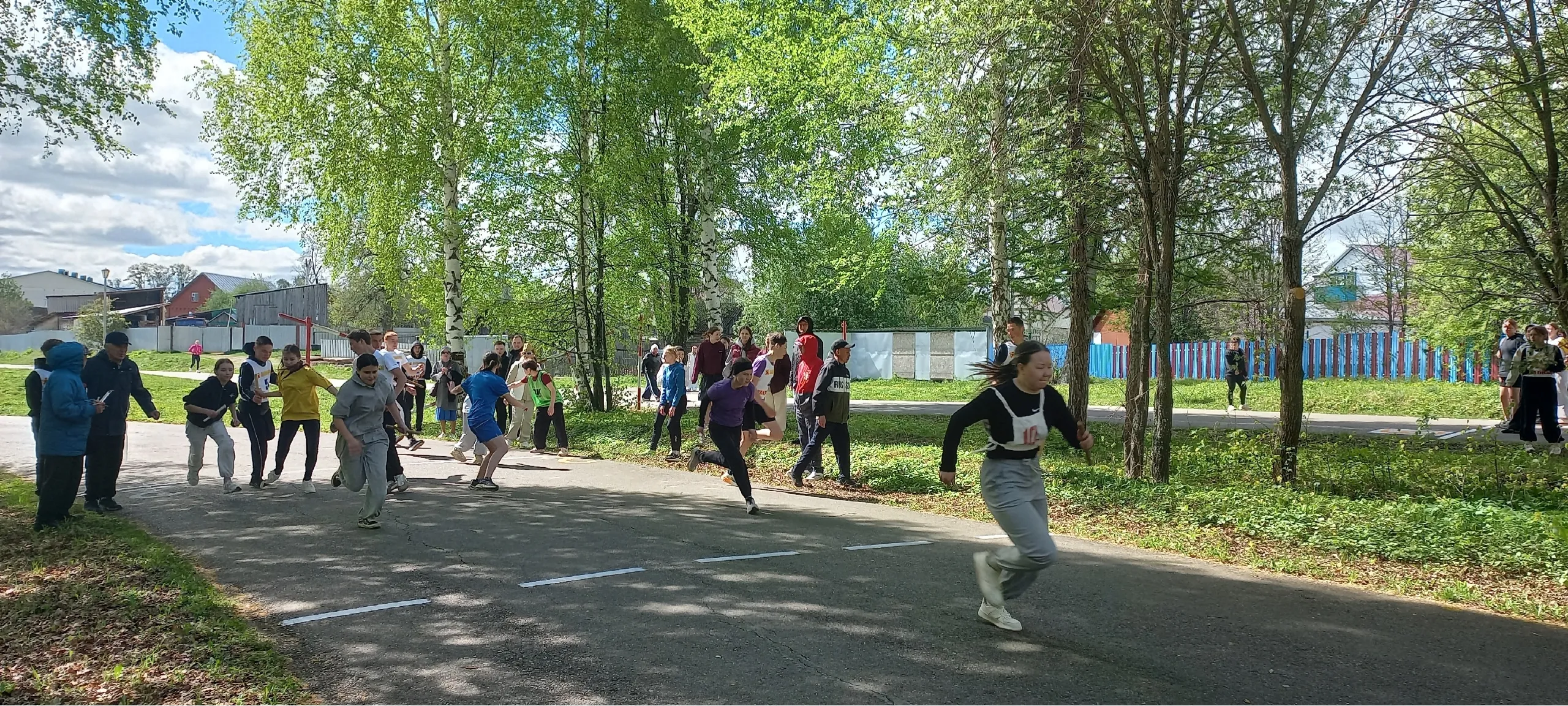 В Калтасах прошла районная легкоатлетическая эстафета в честь Дня Победы