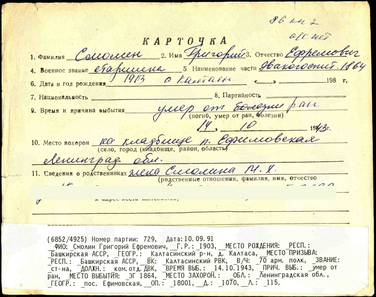 В память о наших героях