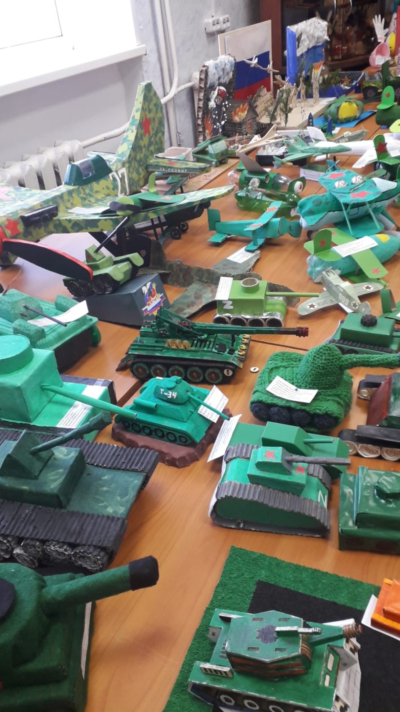 В Калтасинском районе прошёл конкурс макетов военной  техники