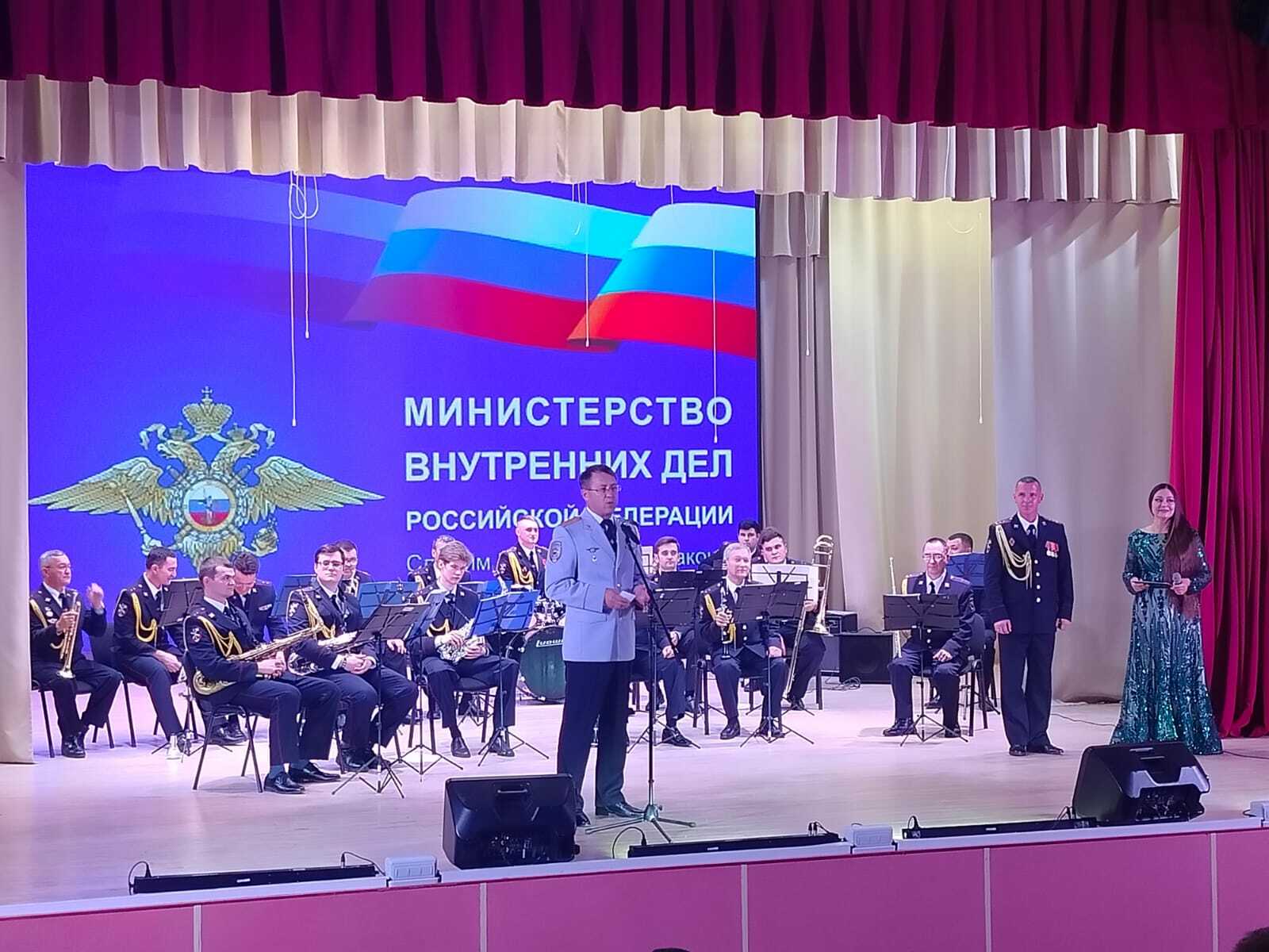 Эстрадно-духовой оркестр МВД РБ выступил в Калтасинском районе